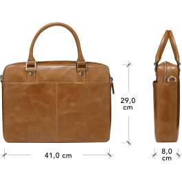 dbramante 1928 ROSENBORG 16IN TAN 2ND GEN Maletín para portátil de 16 pulgadas, cuero, unisex, color bronceado