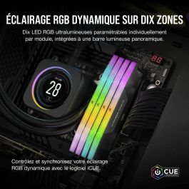 Corsair CMH64GX5M2B5200C40 Memoria RAM DDR5 64GB (2x32GB) 5200MHz CL40 Vengeance RGB Intel XMP Negro