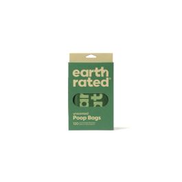 Earth Rated Bolsas para Excrementos con Asas, 120 unidades, Eco-Friendly, Sin Perfume, 65% Plástico Reciclado, Extra Resistentes y Anti Fugas