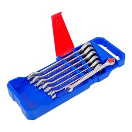 Workpro Juego 7 Llaves Mixtas de Carraca Métricas 10-16 mm Acero Cromo Vanadio 72 Dientes Acabado Mate Precio: 37.59000036. SKU: B17HC6MBMM