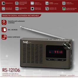 SAMI Radio FM Digital Multimedia Sleep con Alarma y Reloj Precio: 25.8335. SKU: B19N4LPPW4