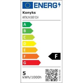 2 bombillas LED - KONYKS - Antalya Easy E14 - Wifi + Bt - 5 W - 350 Lúmenes - Colores + Blanco - Compatible con Alexa / Google Home 2 bombillas LED - KONYKS - Antalya Easy E14 - Wifi + Bt - 5 W - 350 Lúmenes - Colores + Blanco - Compatible con Alexa / Google Home