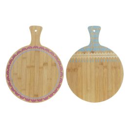 DKD Home Decor Tabla de Cortar de Bambú Colonial Turquesa Granate 40x30x1 cm (Pack de 2) DKD Home Decor Tabla de Cortar de Bambú Colonial Turquesa Granate 40x30x1 cm (Pack de 2)