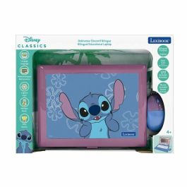 Lexibook AAAMW25468 Ordenador Educativo Stitch 170 Actividades Bilingüe EN/FR 7 Categorías Educativas