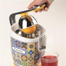 Ariete Exprimidor Positano de diseño retro, acabado en metal, con 2 conos para zumos saludables Ariete Exprimidor Positano de diseño retro, acabado en metal, con 2 conos para zumos saludables