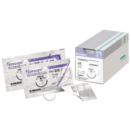 B. Braun Novosyn Violet Sutura Quirúrgica Sintética Absorbible Multifilar Trenzada USP 2 (5 Métrico) 90 cm 12 Unidades Precio: 117.9500003. SKU: B1E6N8CRQH