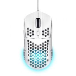 Trust Gaming GXT 929W Helox Ratón Gaming Óptico 6400 DPI Ultraligero 65g RGB 6 Botones Programables Cableado USB Blanco Trust Gaming GXT 929W Helox Ratón Gaming Óptico 6400 DPI Ultraligero 65g RGB 6 Botones Programables Cableado USB Blanco