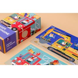 Mieredu Puzle Crece Conmigo Descubrimos Vehículos ME642 - 57 Piezas para +2 Años