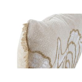 Cojin Mediterraneo DKD Home Decor Crema Natural 15 x 35 x 60 cm (2 Unidades) Cojin Mediterraneo DKD Home Decor Crema Natural 15 x 35 x 60 cm (2 Unidades)