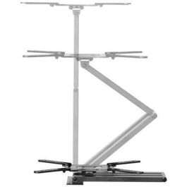 Aisens Soporte Pared WT65TSLE-383 Giratorio, Inclinable, Nivelable para Monitores y TV de 23-65" hasta 35kg Negro