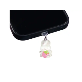 Wondee Charm Funny Protege y Decora tu Móvil con Conejito Blanco, Protege Puerto de Carga Tipo-C/Lightning del Polvo, Accesorio y Charm para Smartphone, Blanco Precio: 8.3732. SKU: B172MRCWBQ