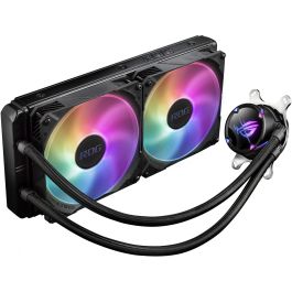 ASUS ROG Strix LC II 280 ARGB - Kit de Refrigeración Líquida All-in-One para CPU, 2 Ventiladores de 14cm PWM, Iluminación ARGB