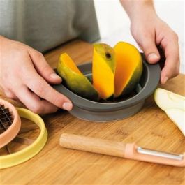 Berghoff 3950020 Set Cortador Frutas y Verduras Rápido, Seguro y Fácil con Cuchillas Intercambiables de Acero Inoxidable