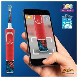 Oral-B Cepillo Eléctrico Vitality Infantil Spiderman para Niños a Partir de 3 Años