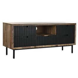 Mueble Tv DKD Home Decor Negro Marron 40 x 55 x 125 cm