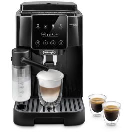 DeLonghi Cafetera Magnifica Automática de Grano a Taza Negra para Espresso y Capuchino