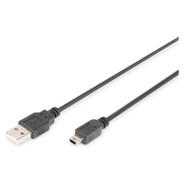 Digitus USB 2.0 Typ A -mini B St/St 1.0m, sw Cable de conexión USB 2.0, 1m, Negro Precio: 19.49999942. SKU: B17TKEGRV9