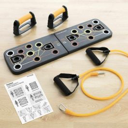 Pack Tabla de Flexiones Push-Up y Set de Bandas de Resistencia con Accesorios y Guía de Ejercicios InnovaGoods