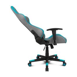 DRIFT DR90 PRO Silla Gamer para PC, Asiento Acolchado, Reposabrazos 2D, Respaldo Reclinable, Color Azul y Gris