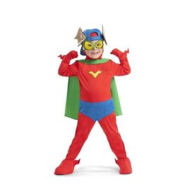 My Other Me Disfraz Kid Fury Gorra Antifaz Pasamontañas Mono Capa Cubrebotas Guantes Brazaletes Talla 6-7 Años