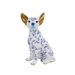 DKD Home Decor Figura de Resina Chihuahua Azul Blanco 14 x 24 x 18.5 cm (2 Unidades) Precio: 28.49999999. SKU: B13MWE7GWQ