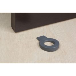 Rei Retenedor de cuña para puerta Lock mod. 660 de plástico antracita - Protege paredes y puertas, práctico, flexible y lavable