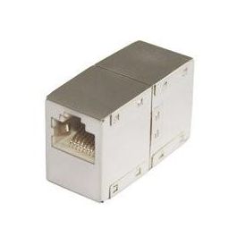 S/CONN Conector de Cable RJ45 CAT6, Acoplador de Red Blindado Completamente Metálico, 2 Puertos, Metálico Precio: 11.58999952. SKU: B1534P3LD9