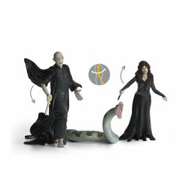 Schleich 42684 Caja de Figuras Coleccionables Harry Potter: Voldemort, Nagini y Bellatrix
