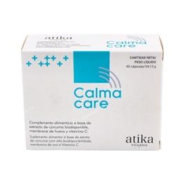 ATIKA Calmacare 60 Cápsulas - Cúrcuma Bio-Optimizada, Membrana de Huevo y Vitamina C para Huesos y Cartílagos Precio: 33.99. SKU: B19WL6VQPZ