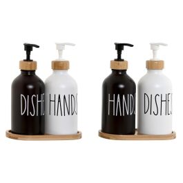 Dosificador Basicos DKD Home Decor Blanco Negro 8 x 19 x 15.5 cm Set de 3 (2 Unidades) Precio: 17.3635. SKU: B12PLR75Y5