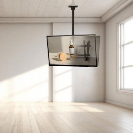 TOOQ SOPORTE TECHO 2 PANTALLAS 43-86" NEGRO