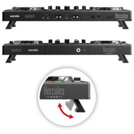 Hercules Inpulse 500 DVS Sistema de vinilo digital para scratch digital Negro, Compatible con Mac/Windows, Incluye Serato DJ Lite y DJUCED, Ref. 4780909