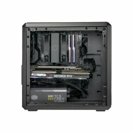 CoolerMaster MasterBox Q300L V2 (Black) Mini Torre PC - Micro ATX, Mini-ITX - Plástico, Acero, Vidrio Templado