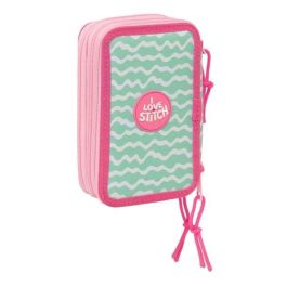 Plumier Escolar Safta Triple 37 Piezas Stitch Ice Cream 195x125x55 mm
