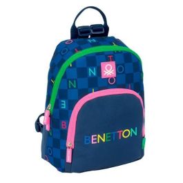 Mochila Benetton Damero Azul marino 25 x 30 x 13 cm Precio: 15.49999957. SKU: B1DVBSG7RA