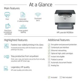 HP LaserJet M209dw Printer HP LaserJet M209dw Printer