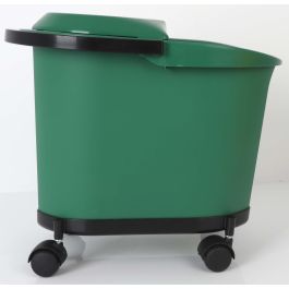 Cubo con ruedas 16L, asa y escurridor verde Kety - Inde (6 Unidades) Cubo con ruedas 16L, asa y escurridor verde Kety - Inde (6 Unidades)
