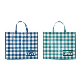 Kinvara Bolsa Rafia 50x22 cm Surtidos Col 42L Plástico RPET TNT-Poliester Impermeable (Set de 24)