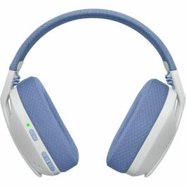 Logitech Auriculares G435 Gaming Inalámbricos Bluetooth/LIGHTSPEED, Sonido Envolvente, Micrófono Integrado, Blanco