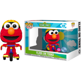 FUNKO Figura POP Elmo on Trike Exclusiva Barrio Sésamo Flocked Precio: 35.58999983. SKU: B1HC5P9Q6W
