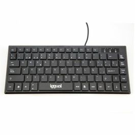 Teclado iggual Teclado USB compacto TKL Slim TKL-USB negro Negro