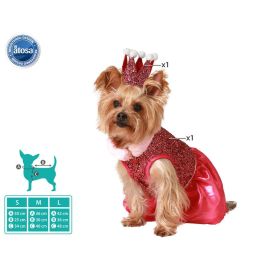 Disfraz Princesa Rosa para Mascota Talla S