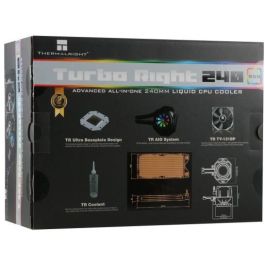 Thermalright Turbo Right 240C - Sistema de Refrigeración Líquida AIO 240mm para Intel 1700/1200/20xx y AMD AM4/AM5