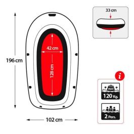Intex Barca Hinchable Explorer Pro 200 para Niños | Medidas 196x102x33 cm | Ideal para Edades +6 Años | Fabricada en PVC Intex Barca Hinchable Explorer Pro 200 para Niños | Medidas 196x102x33 cm | Ideal para Edades +6 Años | Fabricada en PVC