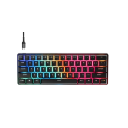 Steelseries 64913 Apex Pro Mini Gen 3 Teclado Gaming USB QWERTY Inglés Magnético-Mecánico 60% RGB Negro