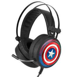 ERT GROUP Auriculares Gaming Capitán América Marvel Sonido Envolvente Virtual 7.1 Conexión USB Jack Precio: 39.95000009. SKU: B19ZJNH3B5