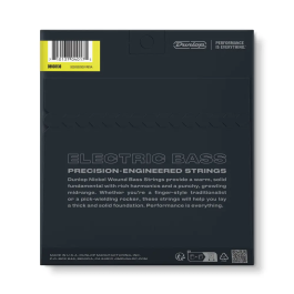 DUNLOP Juego Bajo Nickel 6 St. 30-130 Cuerdas para Bajo Eléctrico