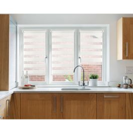 Stor Planet Cintacor Estor Enrollable Noche y Día Clip&Fix Blanco 120x180cm