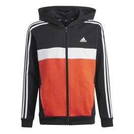 Chándal Mujer Adidas Tiberio 3-Stripes Colorblock Fleece Negro Rojo