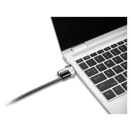 Kensington Candado para Portátil NanoSaver Keyed con Llave, Cable de Acero al Carbono de 1.8m, Negro